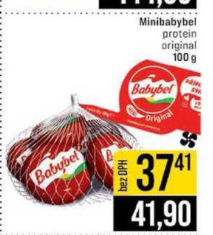 Babybel Minibabybel protein original 100 g 