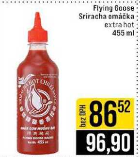 Flying Goose Sriracha omáčka extra hot 455 ml