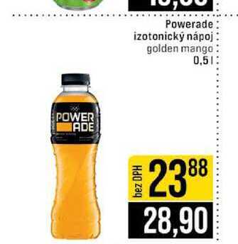 Powerade izotonický nápoj golden mango 0,5l