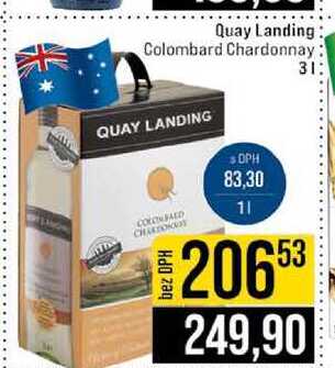 Quay Landing Colombard Chardonnay 3l