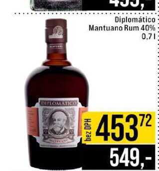 Diplomático Mantuano Rum 40% 0,7l