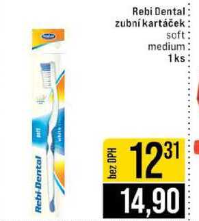 Rebi Dental zubní kartáček soft medium 1ks