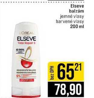 Elseve balzám jemné vlasy barvené vlasy 200 ml 