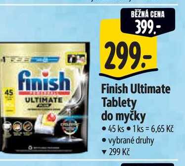  Finish Ultimate Tablety do myčky  45 ks 