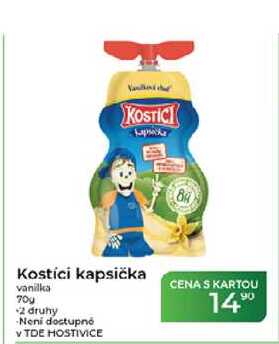 Kostíci kapsička vanilka 70g