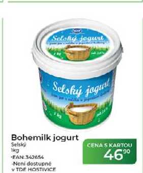 Bohemilk jogurt Selský 1kg