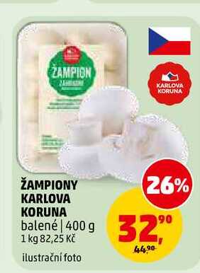ŽAMPIONY KARLOVA KORUNA, 400 g
