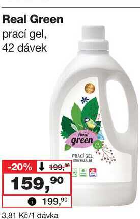 Real Green prací gel, 42 dávek