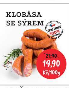 KLOBÁSA SE SÝREM 100g