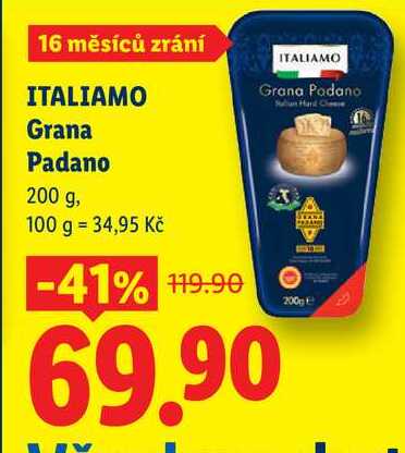 ITALIAMO Grana Padano, 200 g