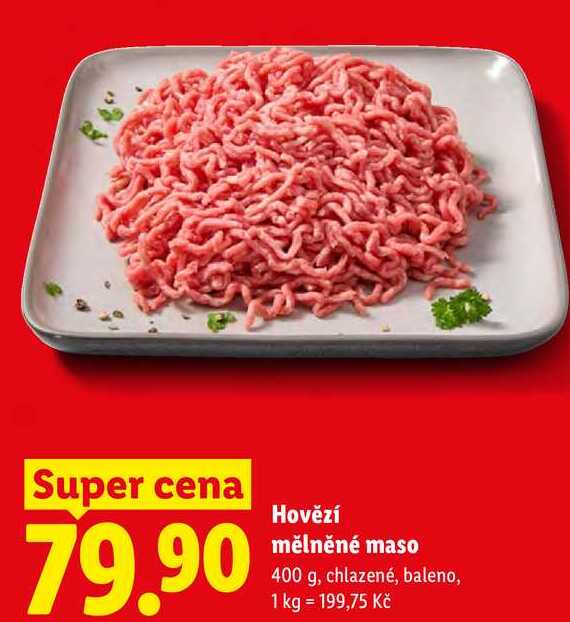 Hovězí mělněné maso, 400 g