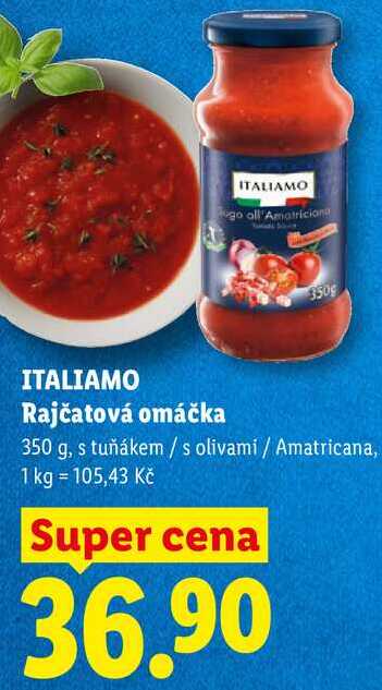 ITALIAMO Rajčatová omáčka, 350 g