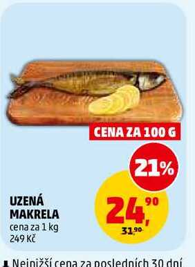 UZENÁ MAKRELA, 1 kg 