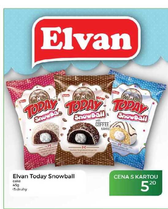 Elvan Today Snowball cake 45g