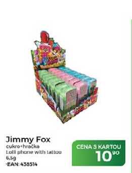 Jimmy Fox cukro hračko Lolli phone with tattoo 6,5g