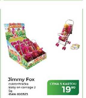 Jimmy Fox cukro hracka Baby on carriage 25 g