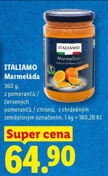 ITALIAMO Marmeláda, 360 g