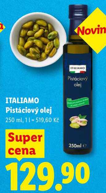 ITALIAMO Pistáciový olej, 250 ml