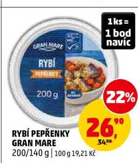 RYBÍ PEPŘENKY GRAN MARE, 200 g