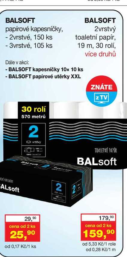 BALSOFT 30 rolí