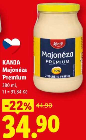 KANIA Majonéza Premium, 380 ml