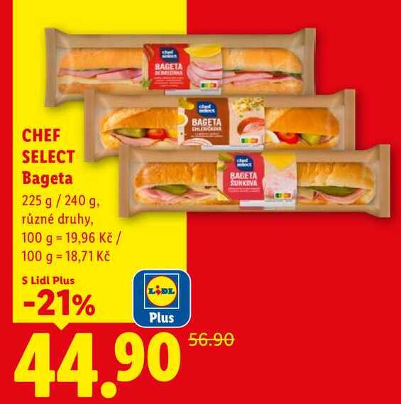 CHEF SELECT Bageta, 225 g/240 g