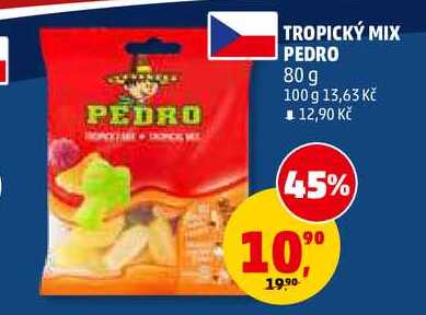 TROPICKÝ MIX PEDRO, 80 g 