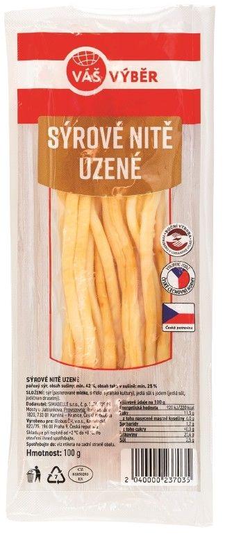VÁŠ VÝBĚR Sýrové nitě, 100 g