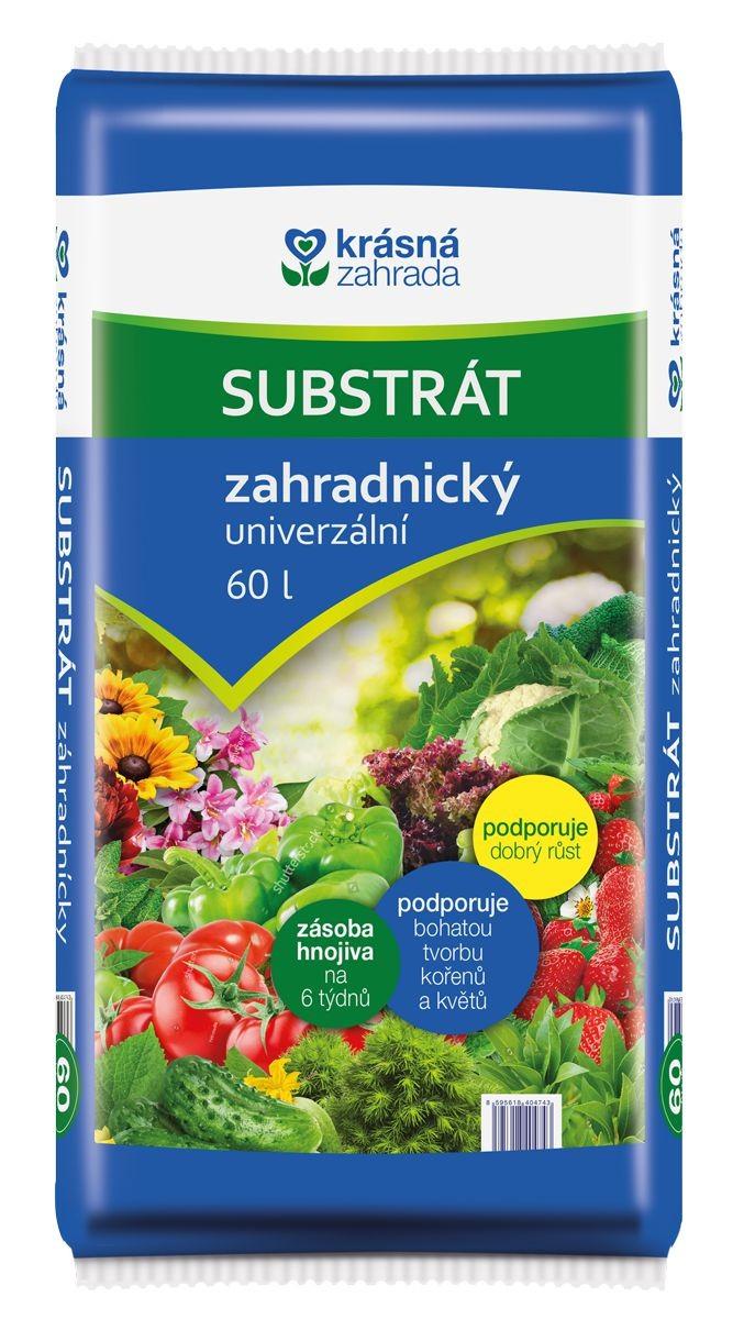 Zahradnický substrát Krásná zahrada, 60 l