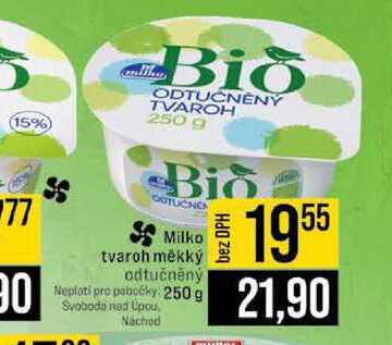 Milko tvaroh měkký odtučněný 250 g 