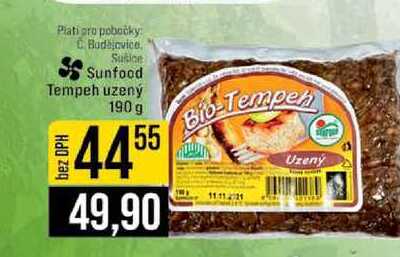 Sunfood Tempeh uzený 190 g 