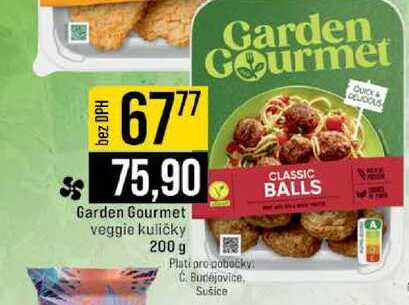 Garden Gourmet veggie kuličky 200 g 