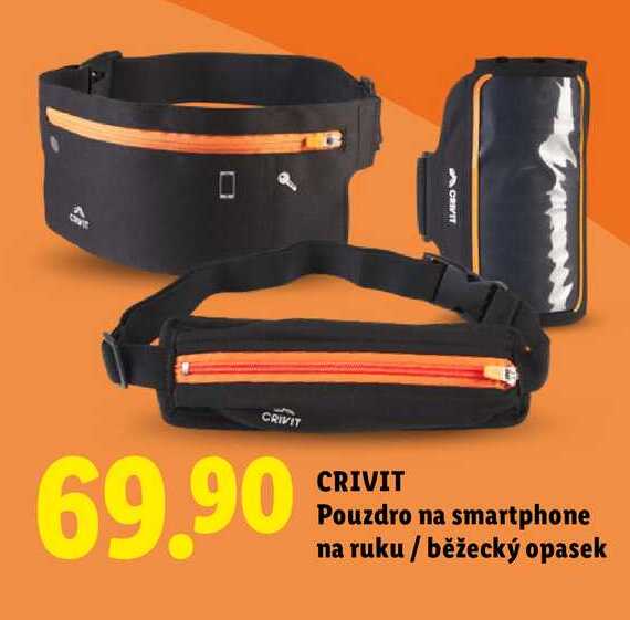 CRIVIT Pouzdro na smartphone na ruku/běžecký opasek 