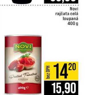 Novi rajčata celá loupaná 400 g 