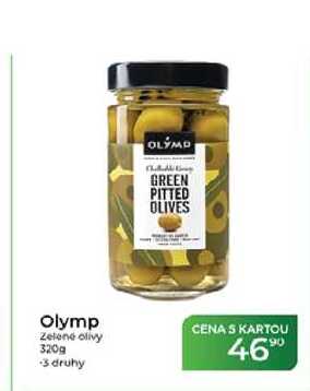 Olymp Zelené olivy 320g