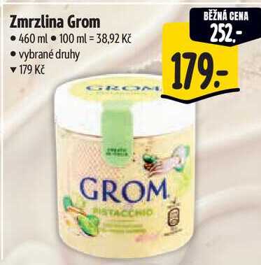 Zmrzlina Grom, 460 ml