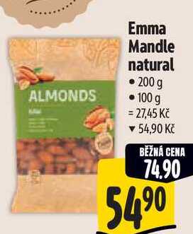 Emma Mandle natural, 200 g