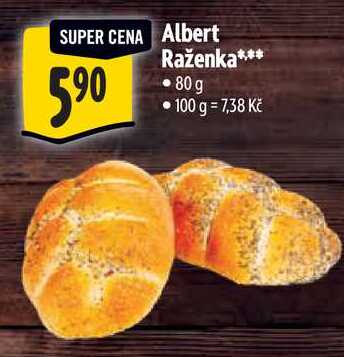 Albert Raženka, 80 g