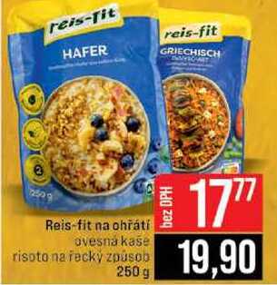 Reis-fit na ohřátí ovesná kaše risoto na řecký způsob 250 g 