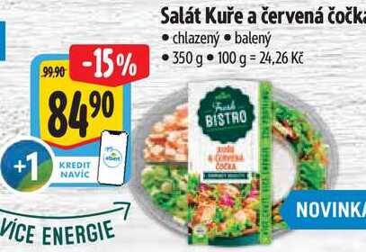 Salát Kuře a červená čočka, 350 g