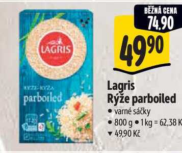 Lagris Rýže parboiled, 800 g