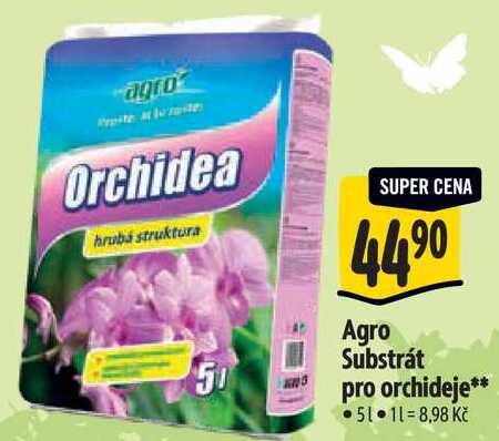 Agro Substrát pro orchideje, 5 l