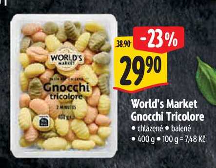 World's Market Gnocchi Tricolore, 400 g