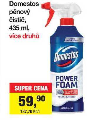 Domestos pěnový čistič, 435 ml