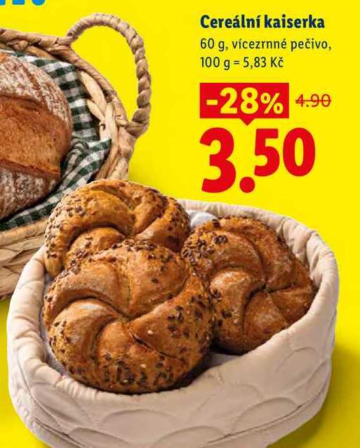 Cereální kaiserka, 60 g