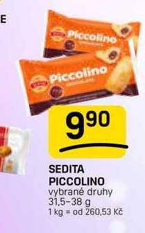 SEDITA PICCOLINO vybrané druhy 31.5-38 g