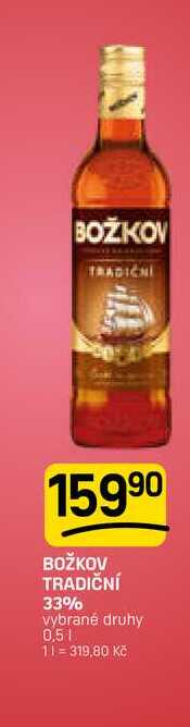 Božkov Tradiční 33 % 0,5l