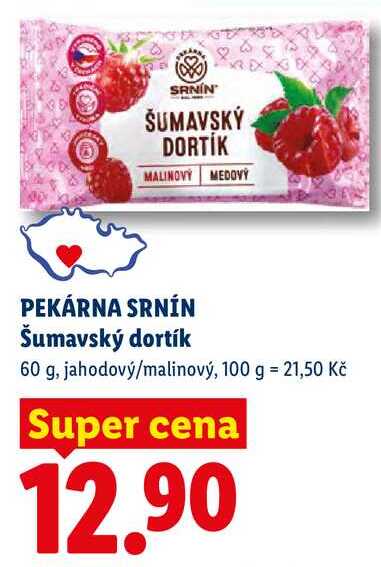 PEKÁRNA SRNÍN Šumavský dortík, 60 g