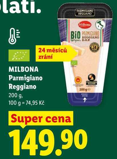 MILBONA Parmigiano Reggiano, 200 g