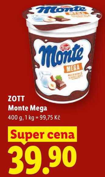 ZOTT Monte Mega, 400 g